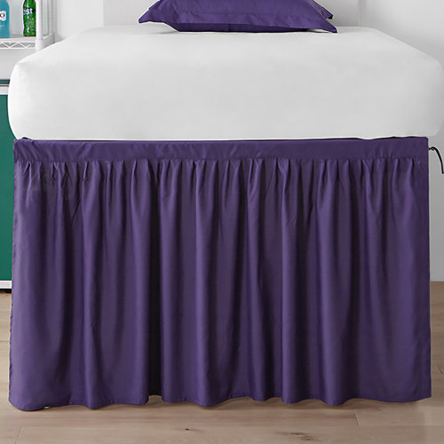 Byourbed Dorm Panel 30" Bed Skirt & Reviews Wayfair
